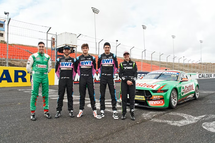 Formula 1 Stars Drive Castrol Supercar at Calder Park