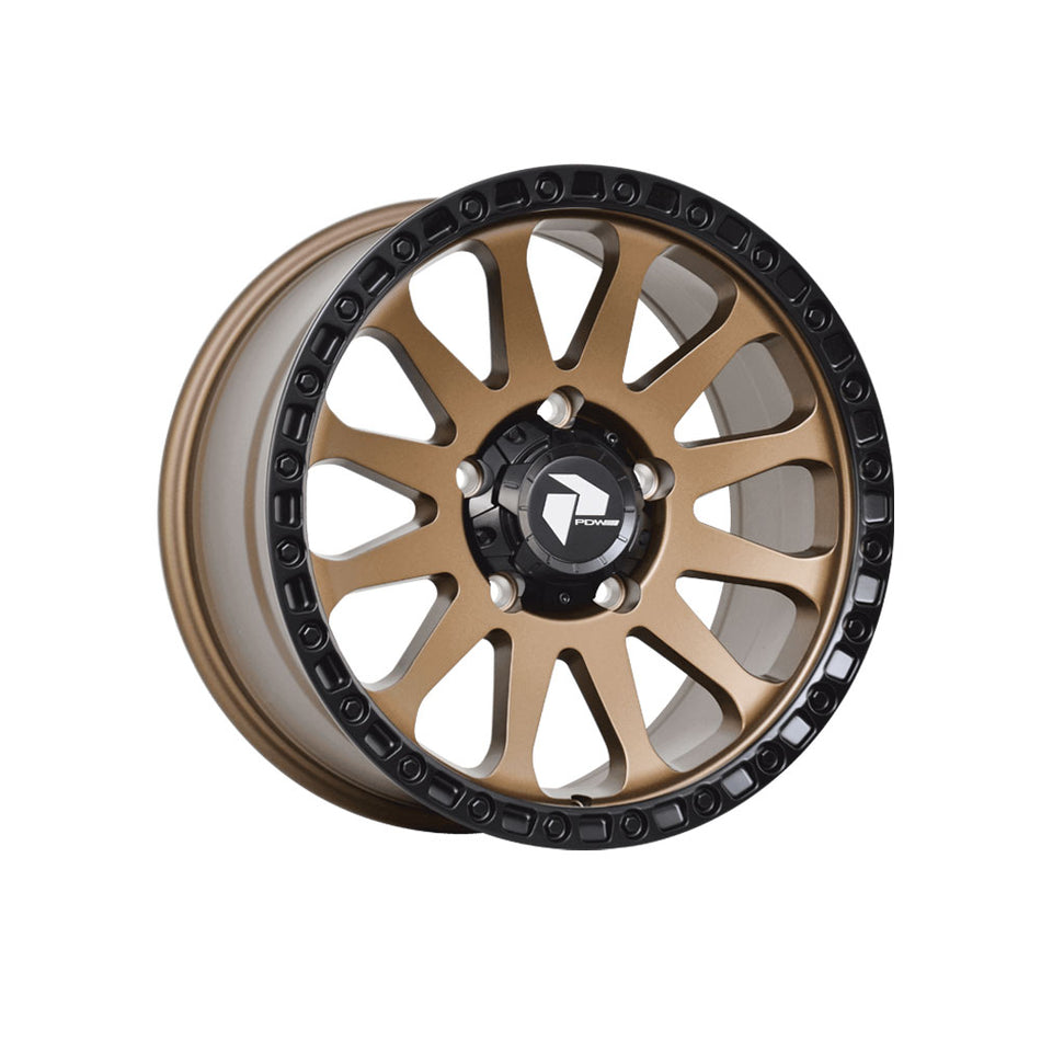 PDW WHEELS CARTEL BRONZE CENTER BLACK LIP