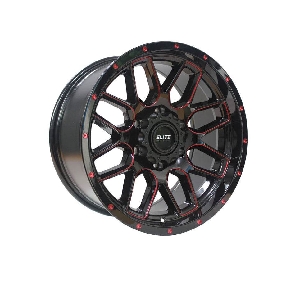 ELITE CHAOS Gloss Black Red Tint