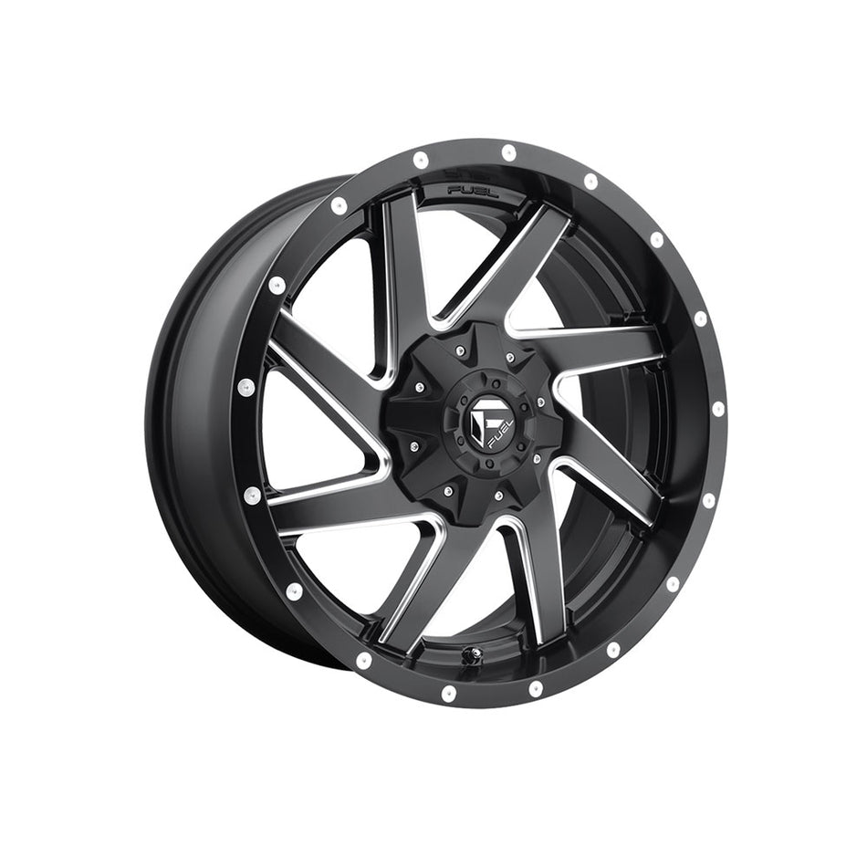 FUEL 1PC D594 RENEGADE MATTE BLACK MILLED