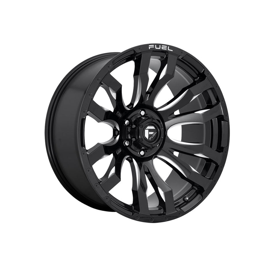 FUEL 1PC D673 BLITZ GLOSS BLACK MILLED