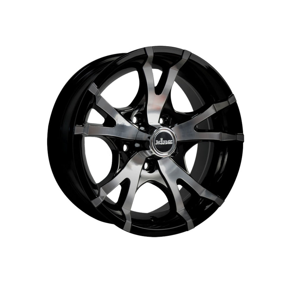 KING WHEELS KT-5 GLOSS BLACK/MACHINED FACE