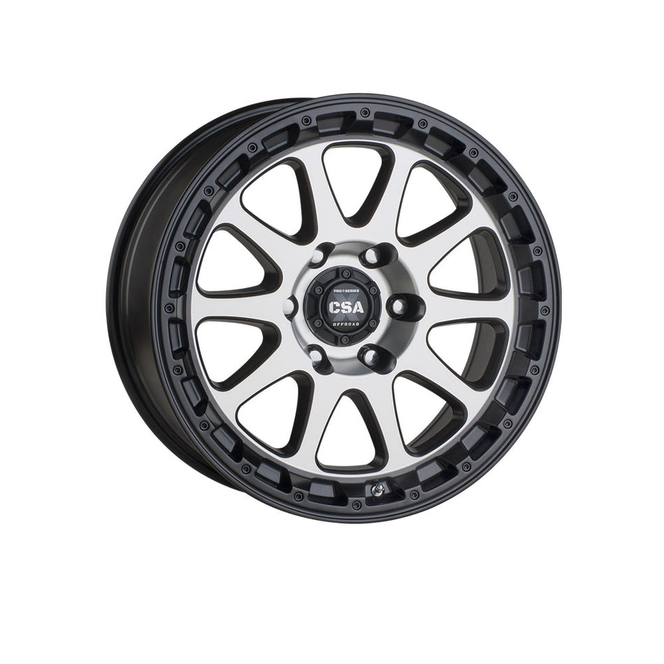 CSA WHEELS RECOIL SATIN BLACK MACHINED FACE