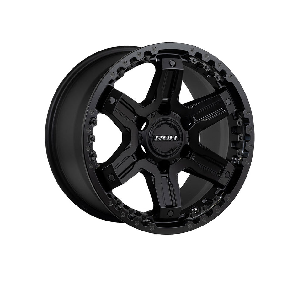 ROH WHEELS ROCK 6 MATTE BLACK TINT MILL