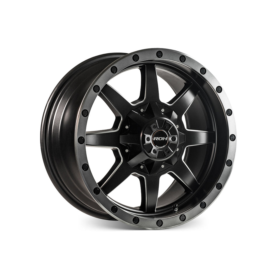 ROH WHEELS BEADLOCK MATTE BLACK/GRAPHITE TINT