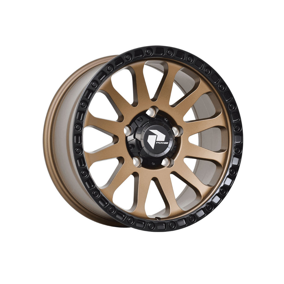 PDW WHEELS SLAYER BRONZE CENTER BLACK LIP