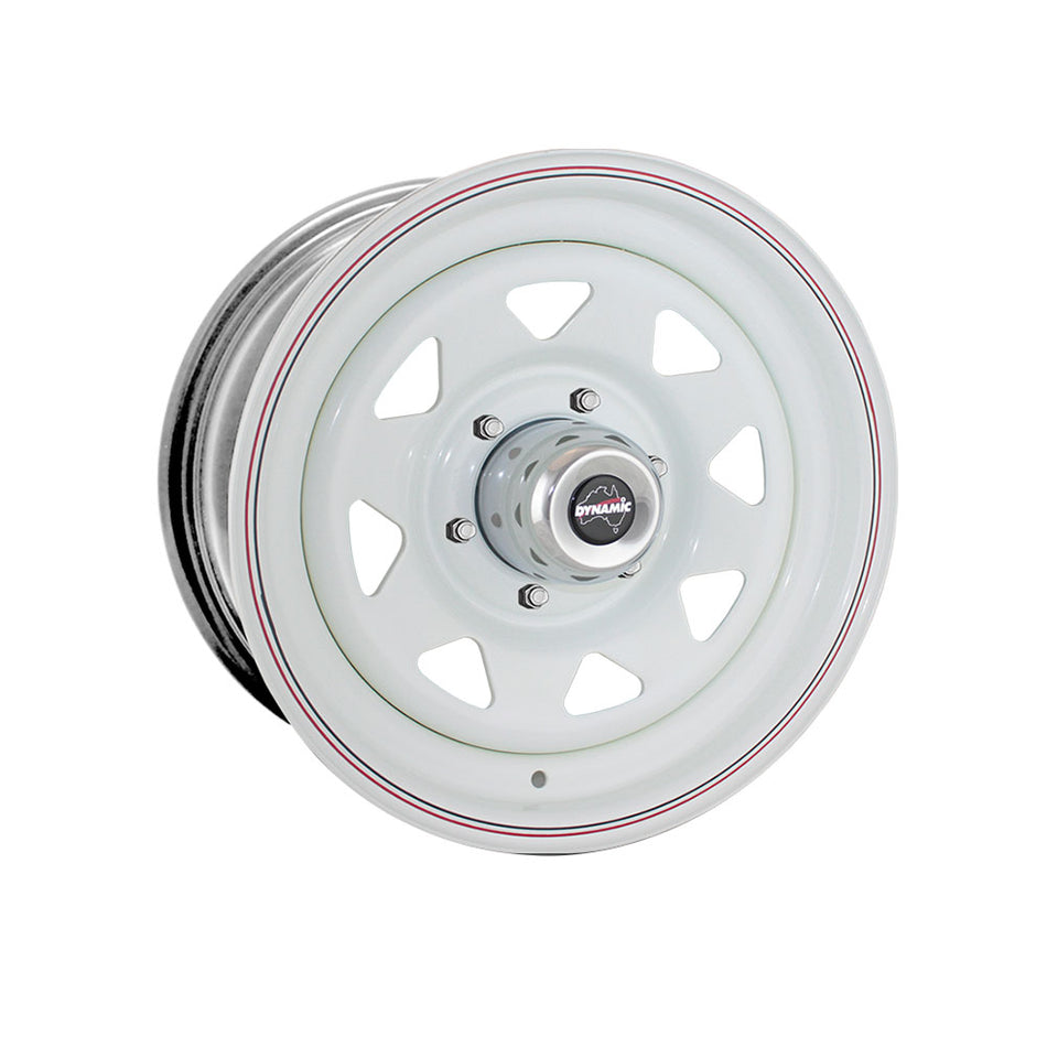 DYNAMIC WHEEL TRIANGLE WHITE/RED-BLACK STRIPE