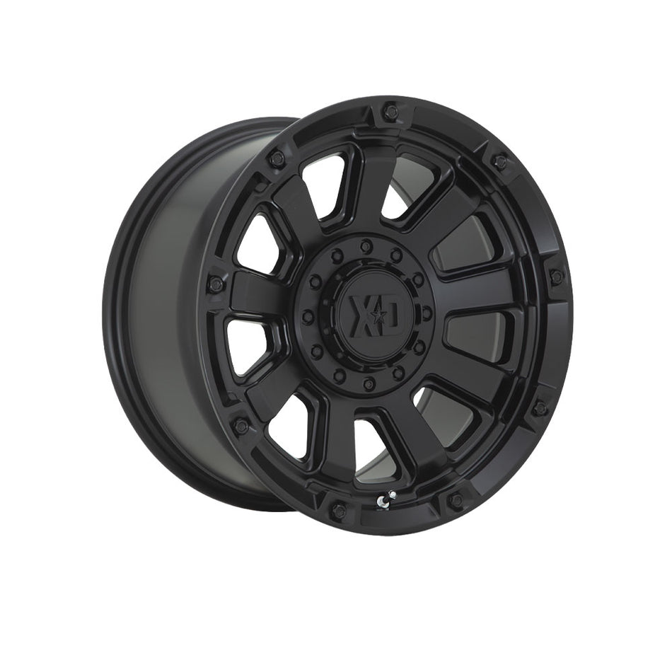 XD SERIES BY KMC WHEELS XD852 GAUNTLET SATIN BLACK