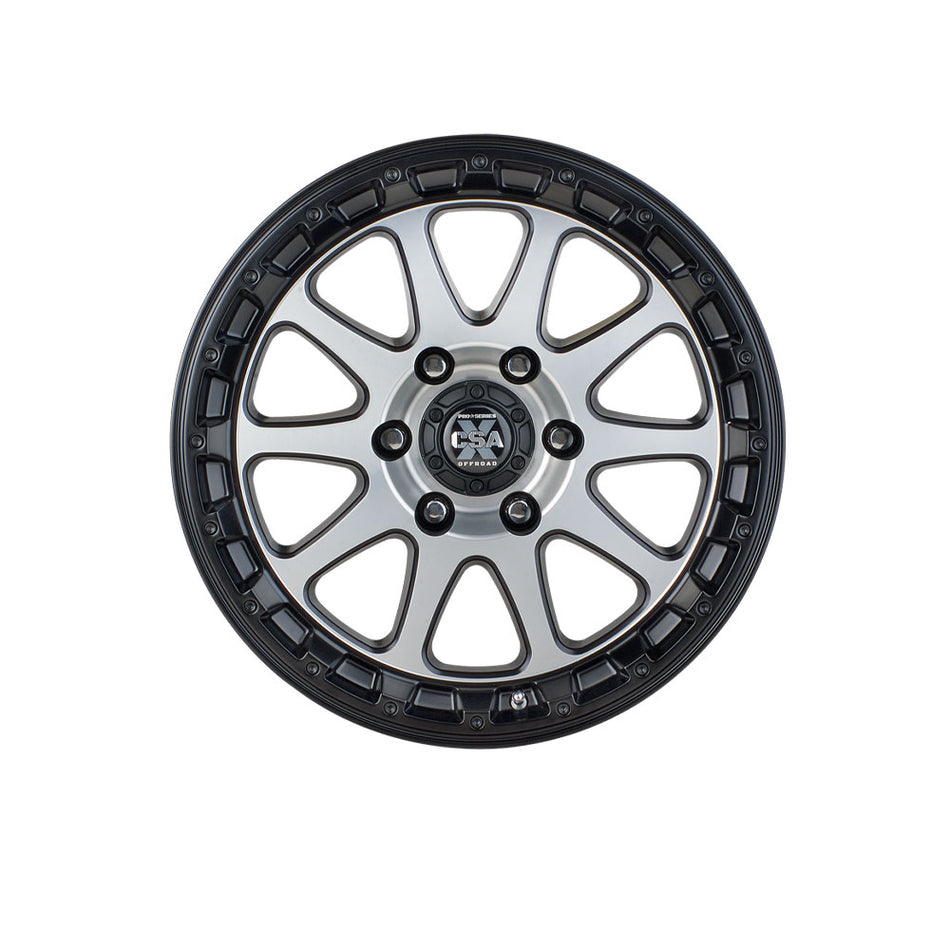 CSA WHEELS RECOIL SATIN BLACK MACHINED FACE