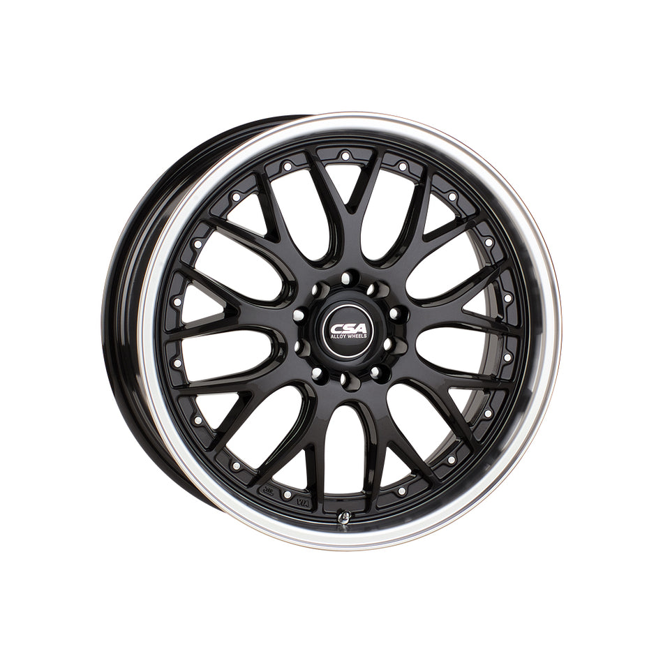 CSA WHEELS Mako GUNMETAL BLACK MACHINED LIP