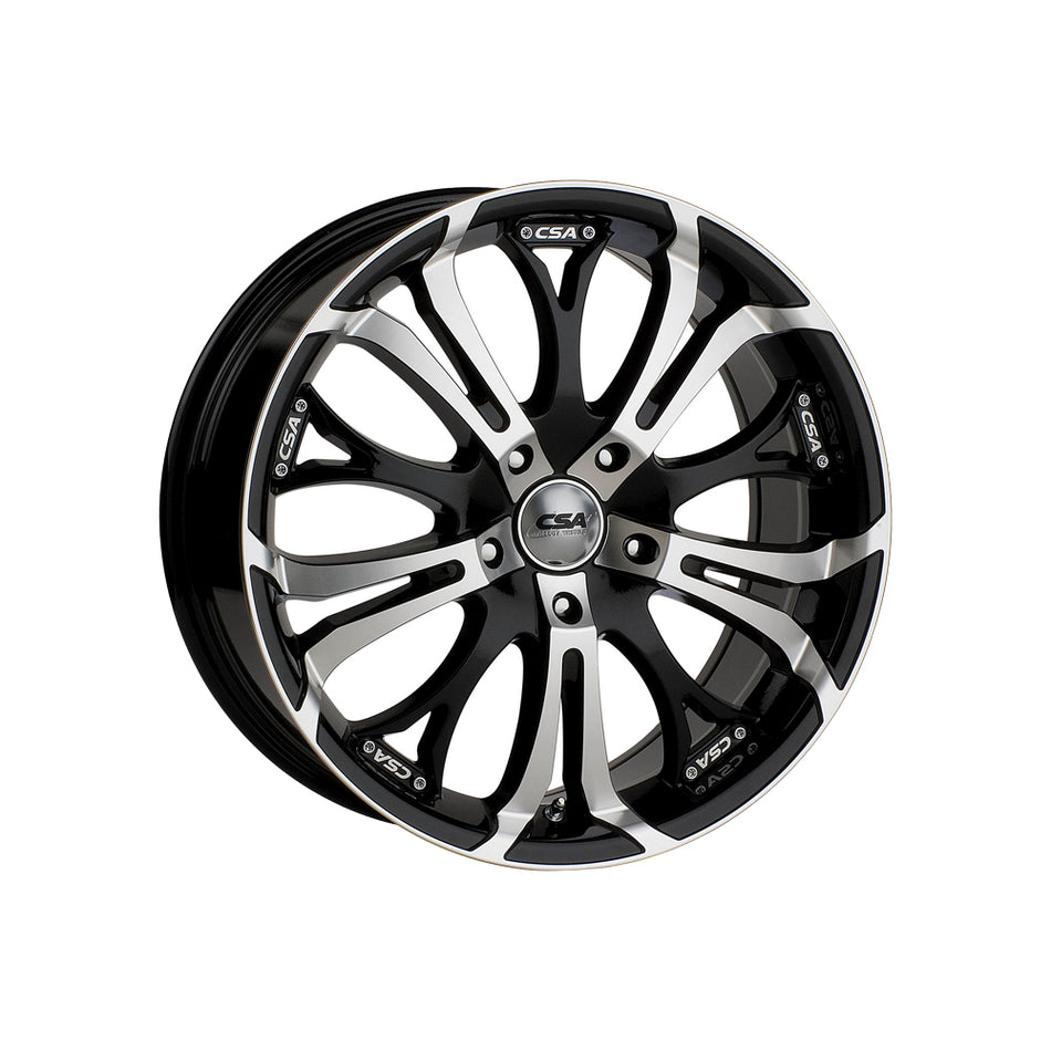 CSA WHEELS Shaker GLOSS BLACK MACHINED FACE