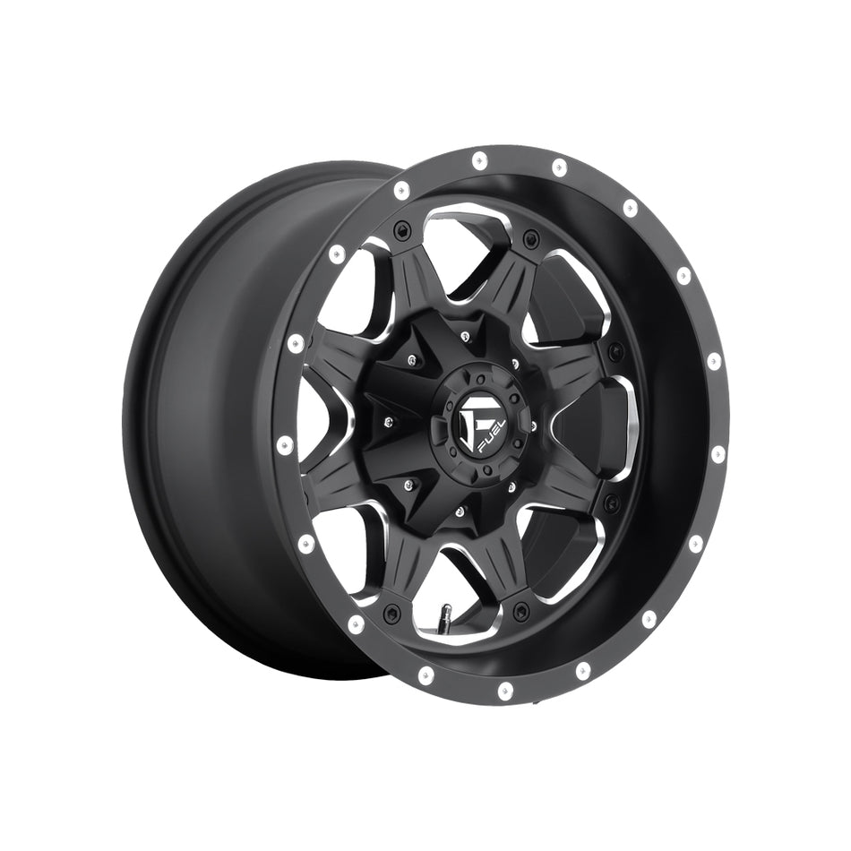 FUEL 1PC D534 BOOST MATTE BLACK MILLED