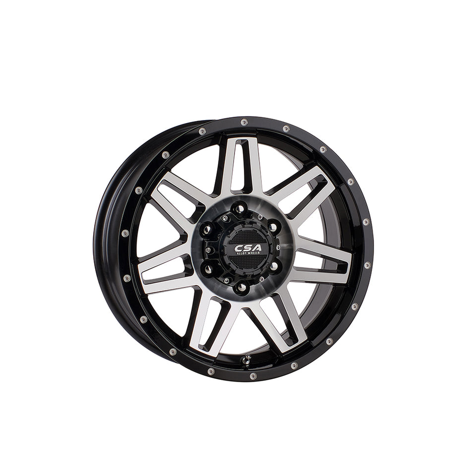 CSA WHEELS Renegade Large Cap Gloss Black Machined Face