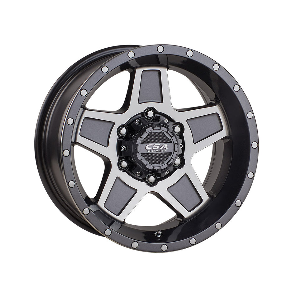 CSA WHEELS DAKAR GUNMETAL MACHINED FACE