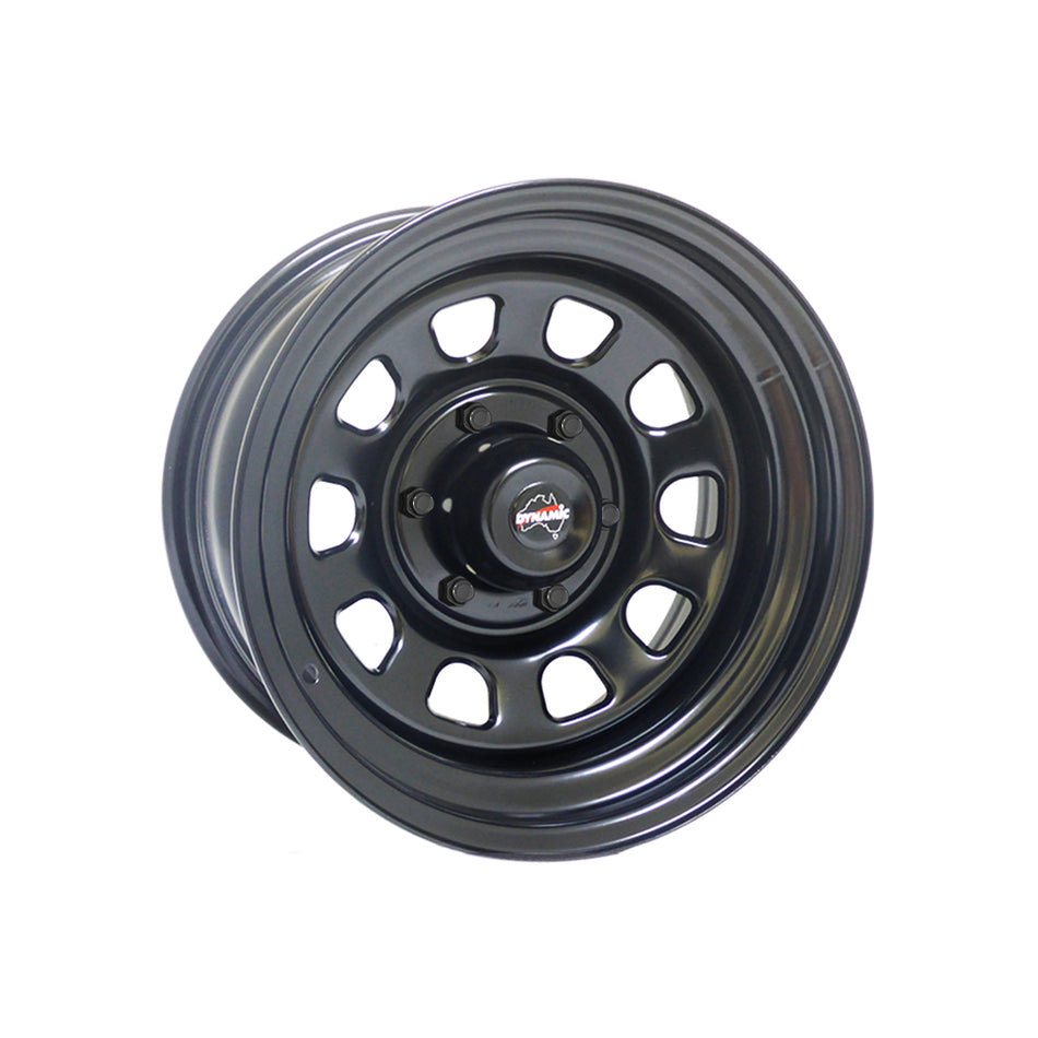 DYNAMIC WHEEL D HOLE Satin Black Powder Coated