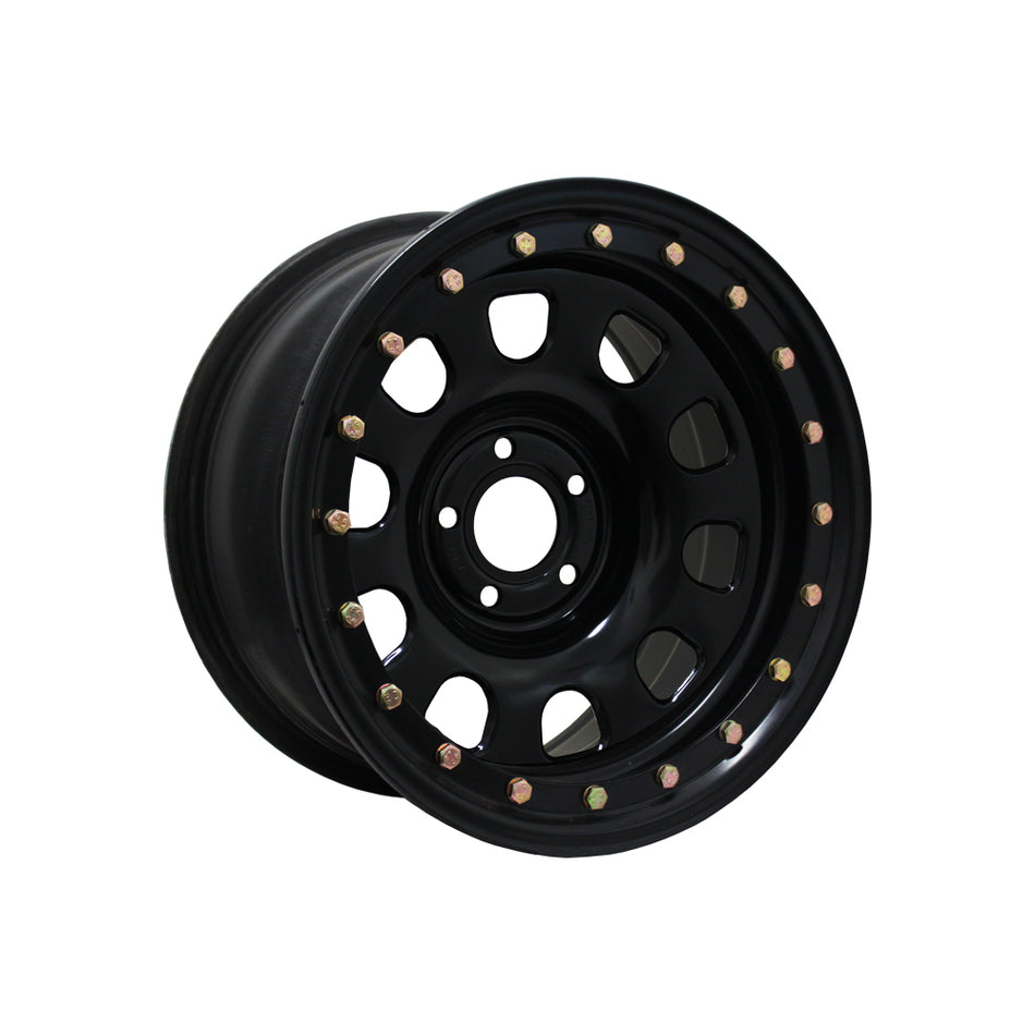 DYNAMIC WHEEL IMITATION BEADLOCK D Satin Black Powder Coated