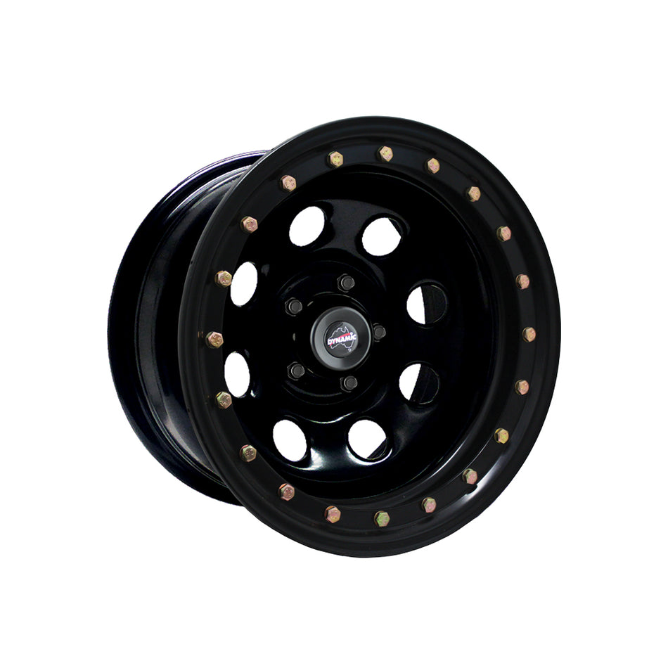 DYNAMIC WHEEL IMITATION BEADLOCK SOFT 8 SATIN BLACK