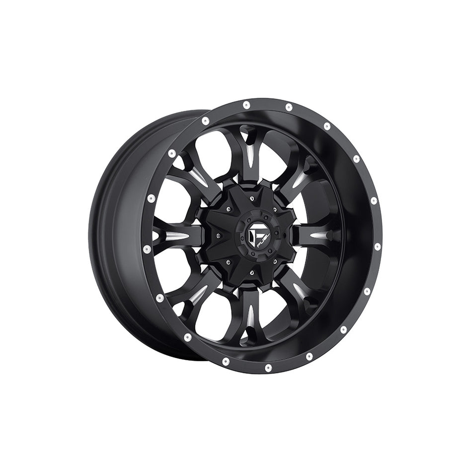 FUEL 1PC D517 KRANK MATTE BLACK MILLED