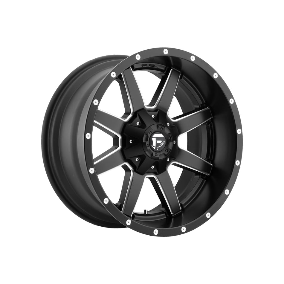 FUEL 1PC D538 MAVERICK MATTE BLACK MILLED