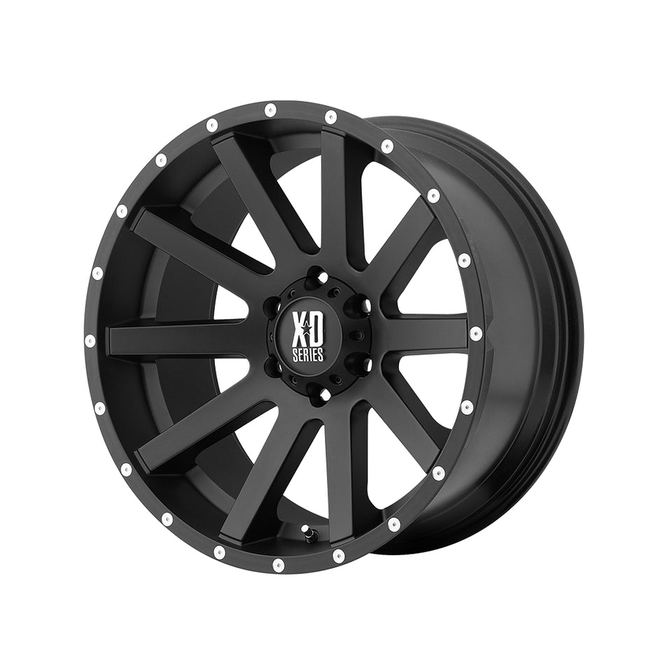 XD SERIES BY KMC WHEELS XD818 HEIST Satin Black