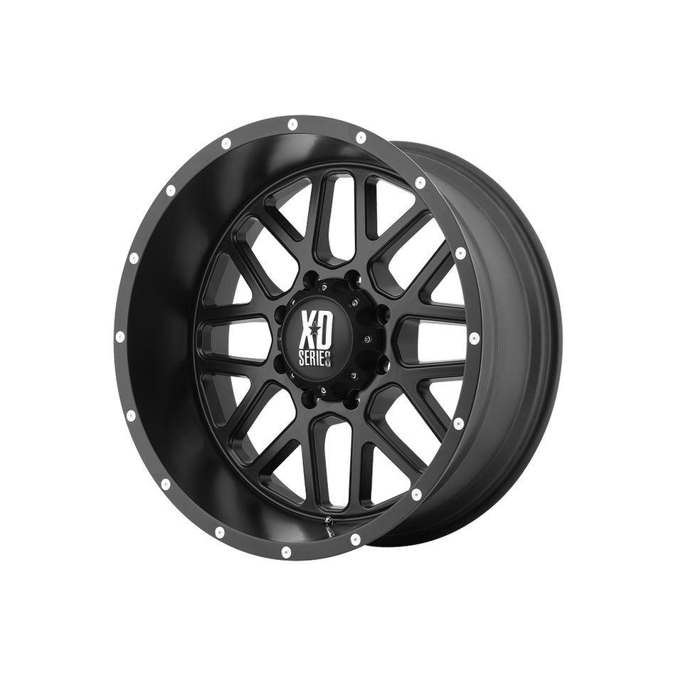 XD SERIES BY KMC WHEELS XD820 GRENADE Satin Black