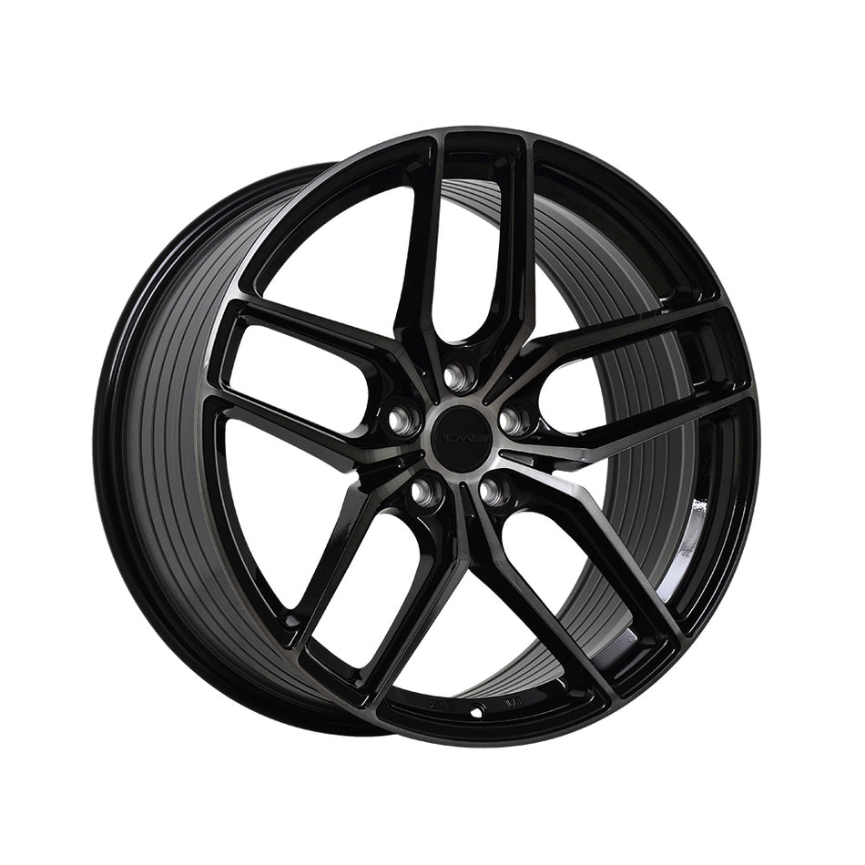 PDW WHEELS ROTARY DARK TINT JET BLACK